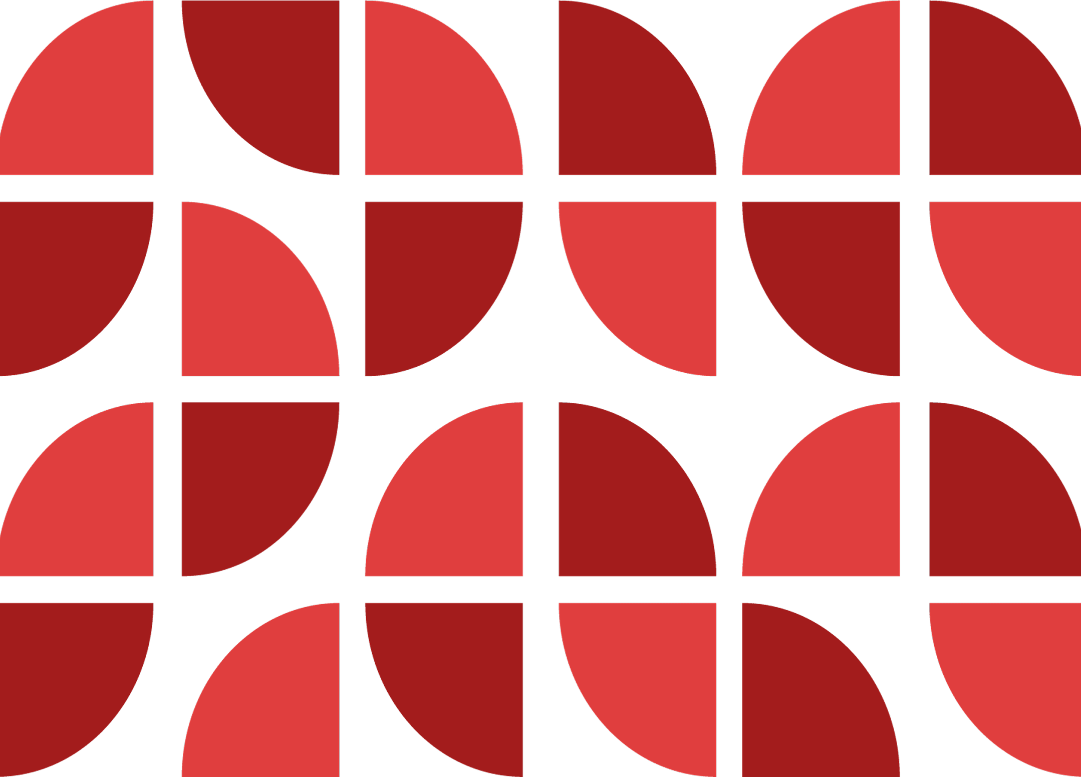 Het tulp-patroon uit de huisstijl van Flowerbulb Business Days, opgebouwd uit vier blokken