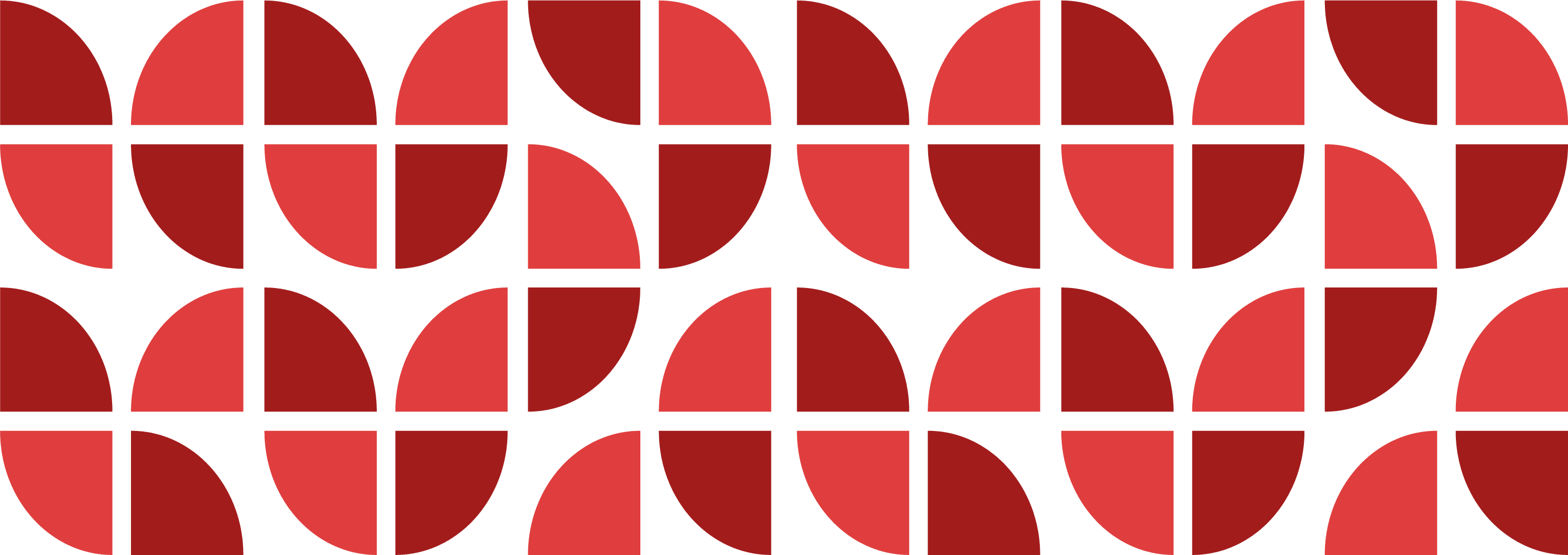 Het tulp-patroon uit de huisstijl van Flowerbulb Business Days, opgebouwd uit vier blokken